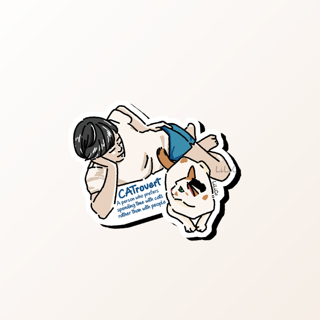 CATrovert 03 | Vinyl Sticker