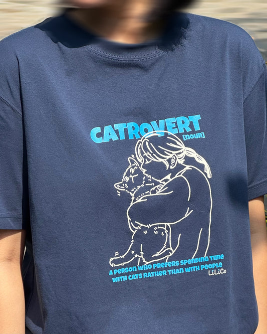 CATrovert 02 | Cool Touch T-Shirt Navy
