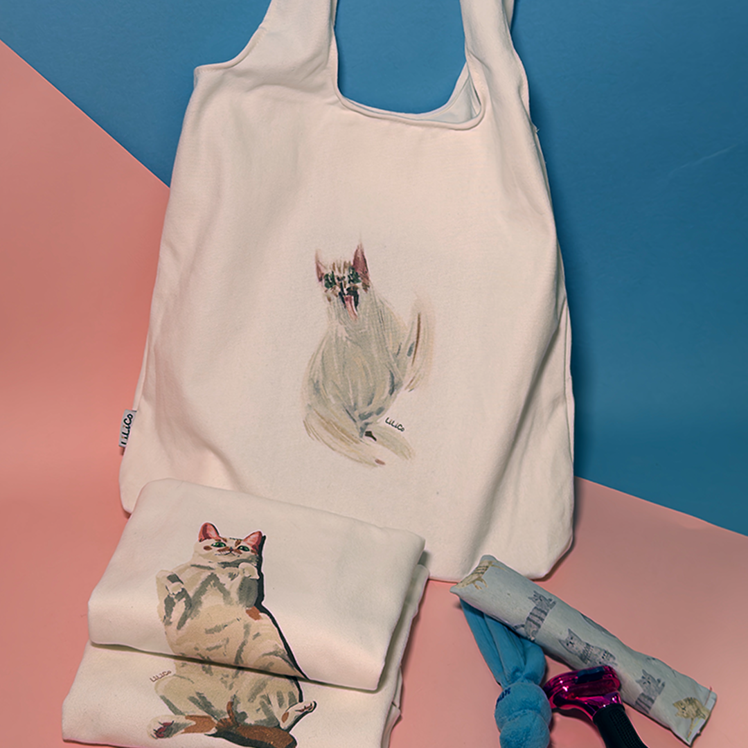 Neko Punch or Belly Trap | Cotton Tote Bag