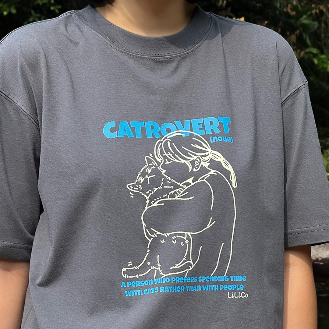 CATrovert 02 | Cool Touch T-Shirt  Grey