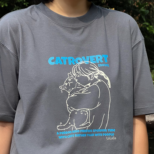 CATrovert 02 | Cool Touch T-Shirt  Grey