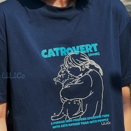 CATrovert 02 | Cool Touch T-Shirt Navy