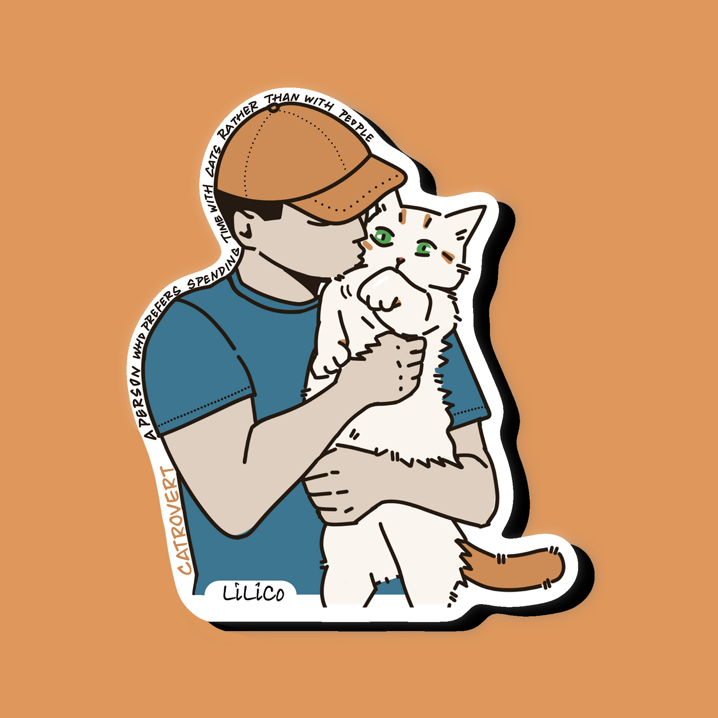 CATrovert 01 | Vinyl Sticker