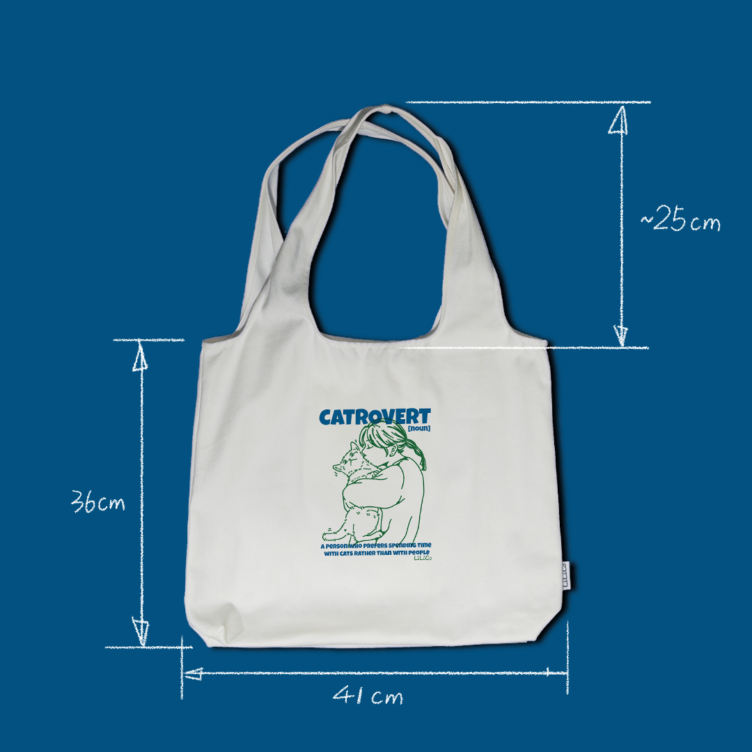 CATrovert | Cotton Tote Bag