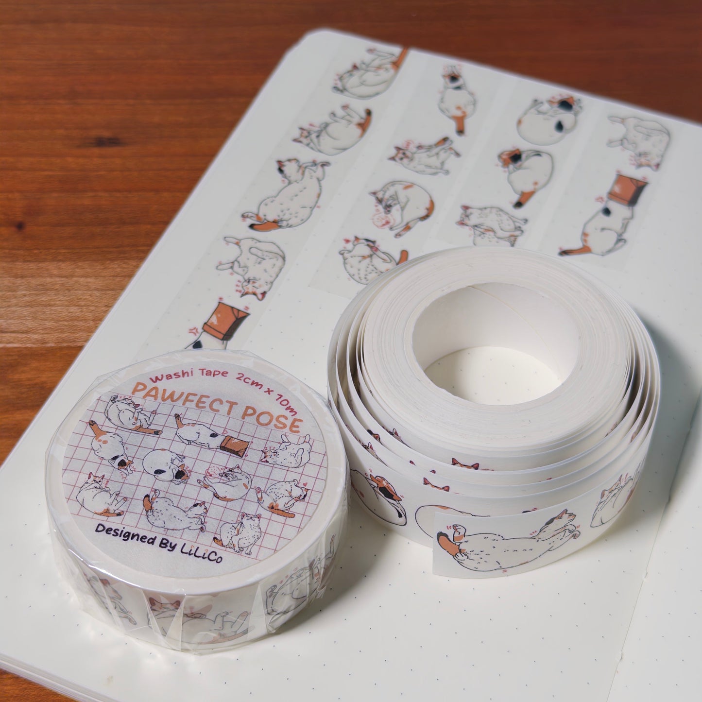 WASHI TAPE WITH CAT