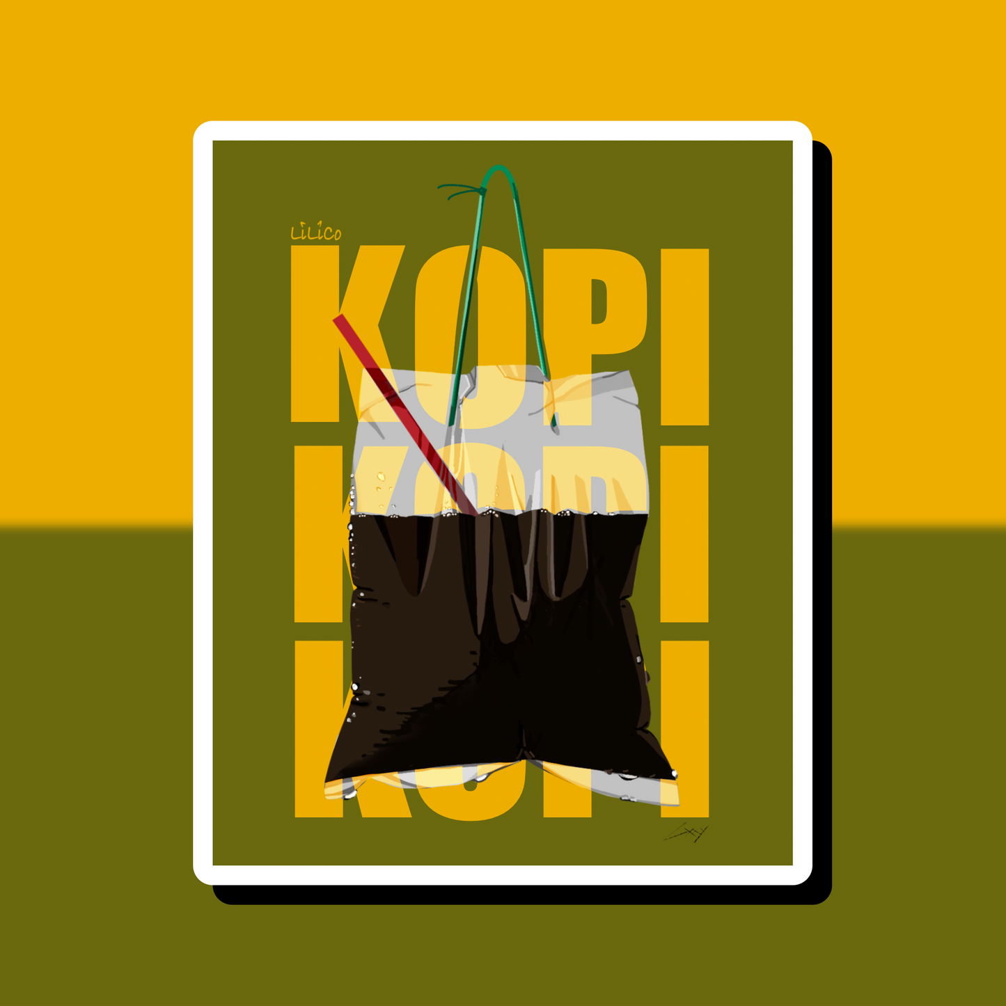 KOPI TABAO | Vinyl Sticker