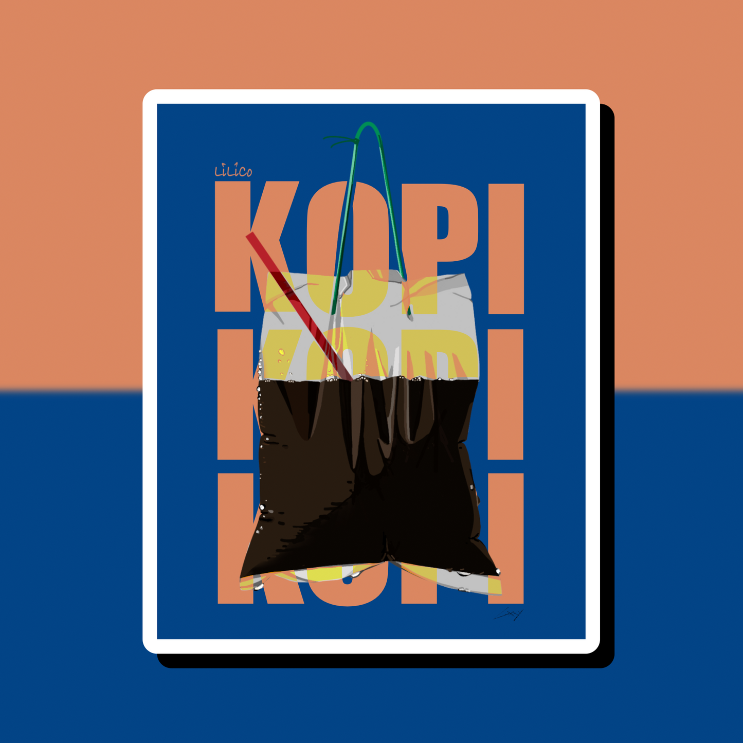 KOPI TABAO | Vinyl Sticker