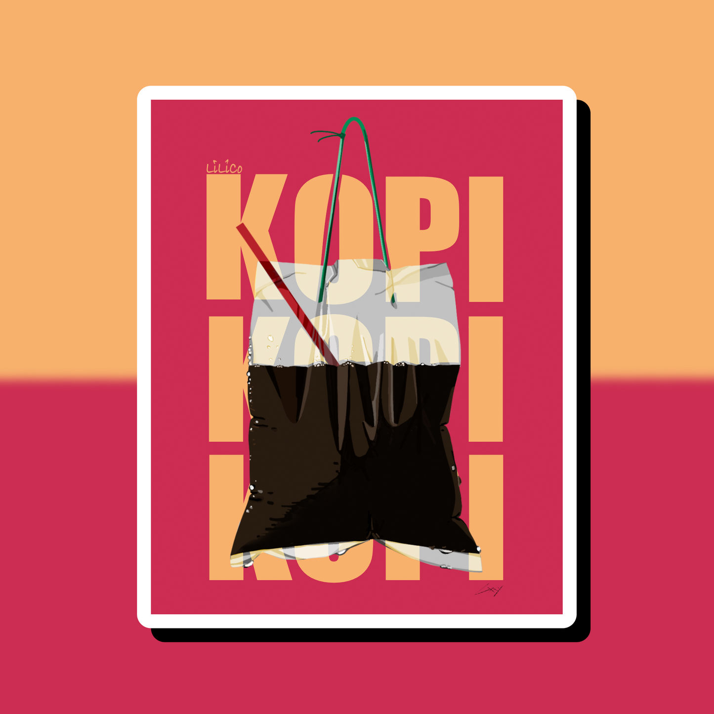 KOPI TABAO | Vinyl Sticker