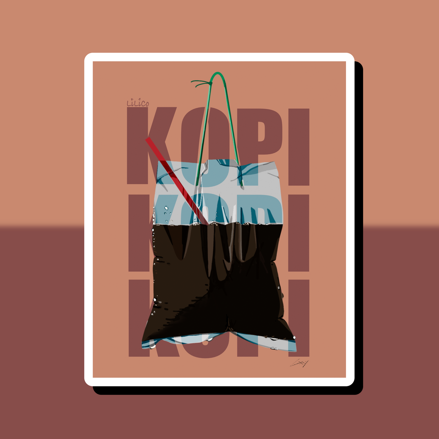 KOPI TABAO | Vinyl Sticker