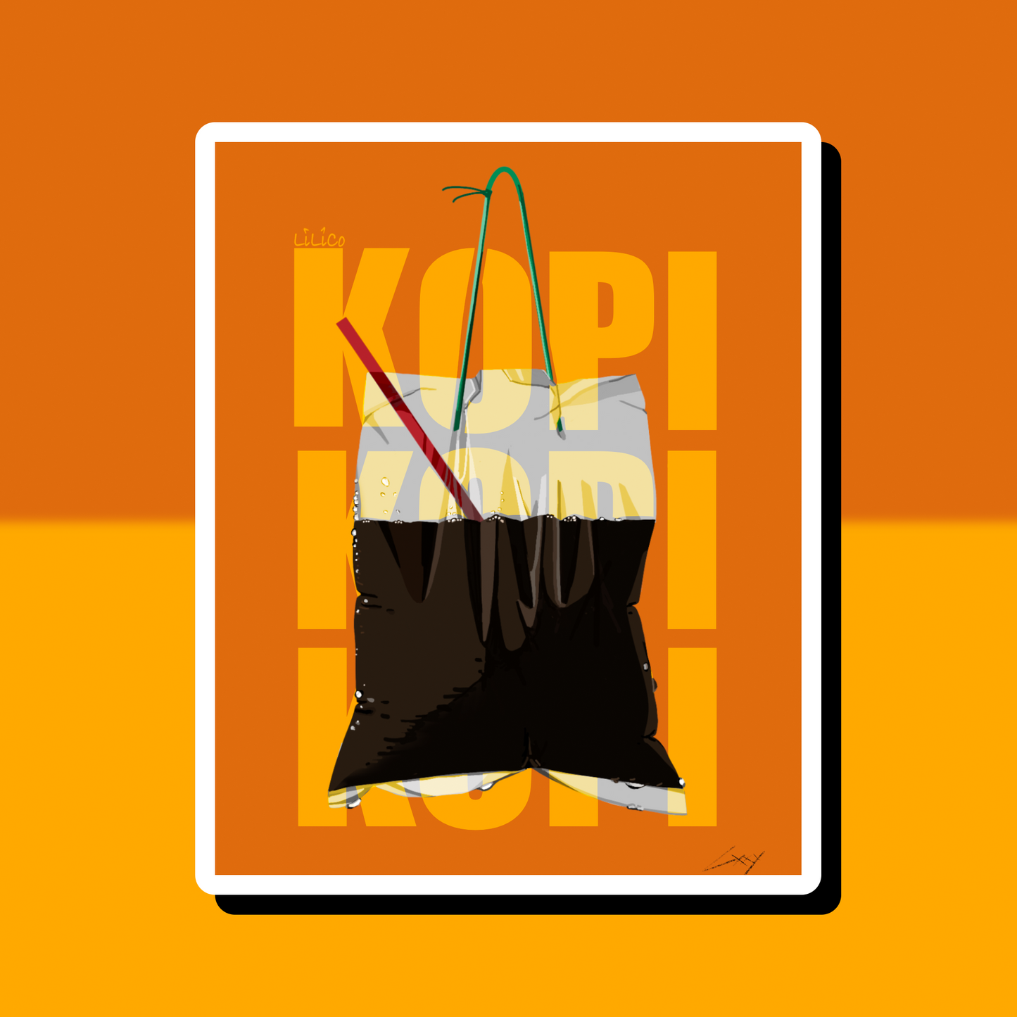 KOPI TABAO | Vinyl Sticker