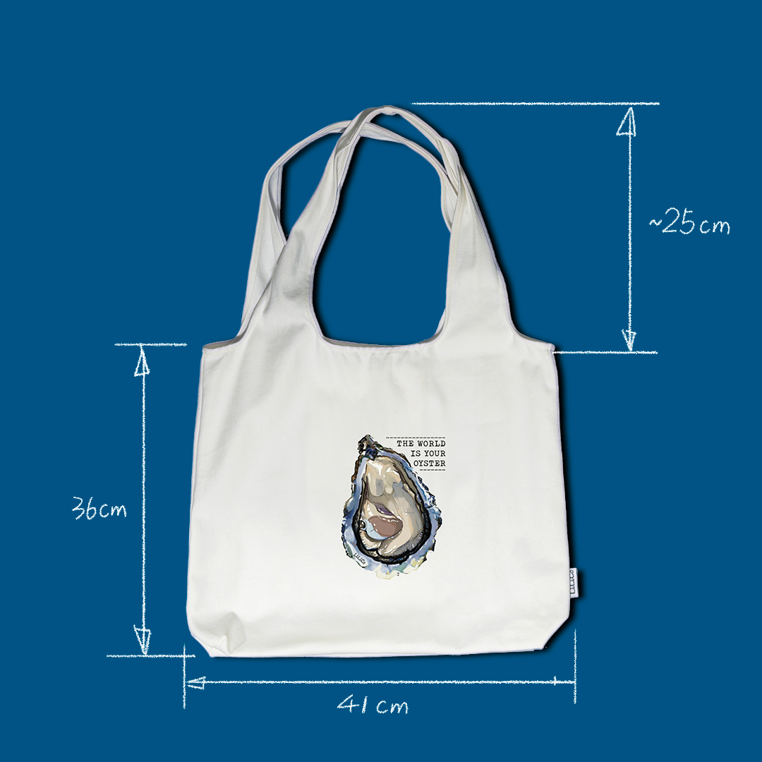 The World Is Your Oyster | Cotton Tote Bag