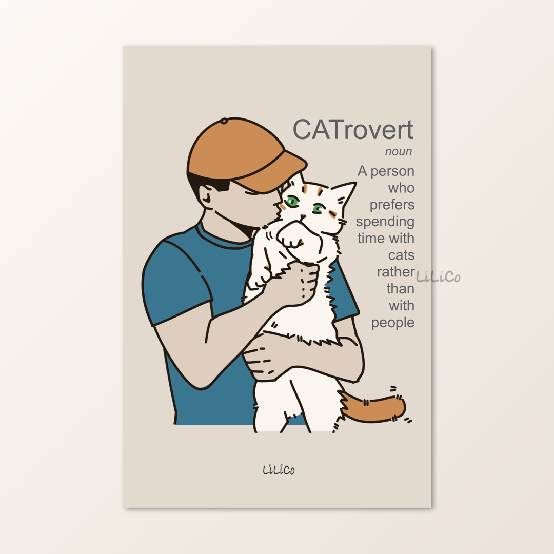 CATrovert 01 | A6 Print