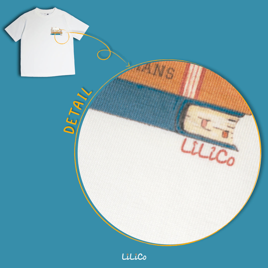 'Reading' Cat | Cool Touch T-Shirt