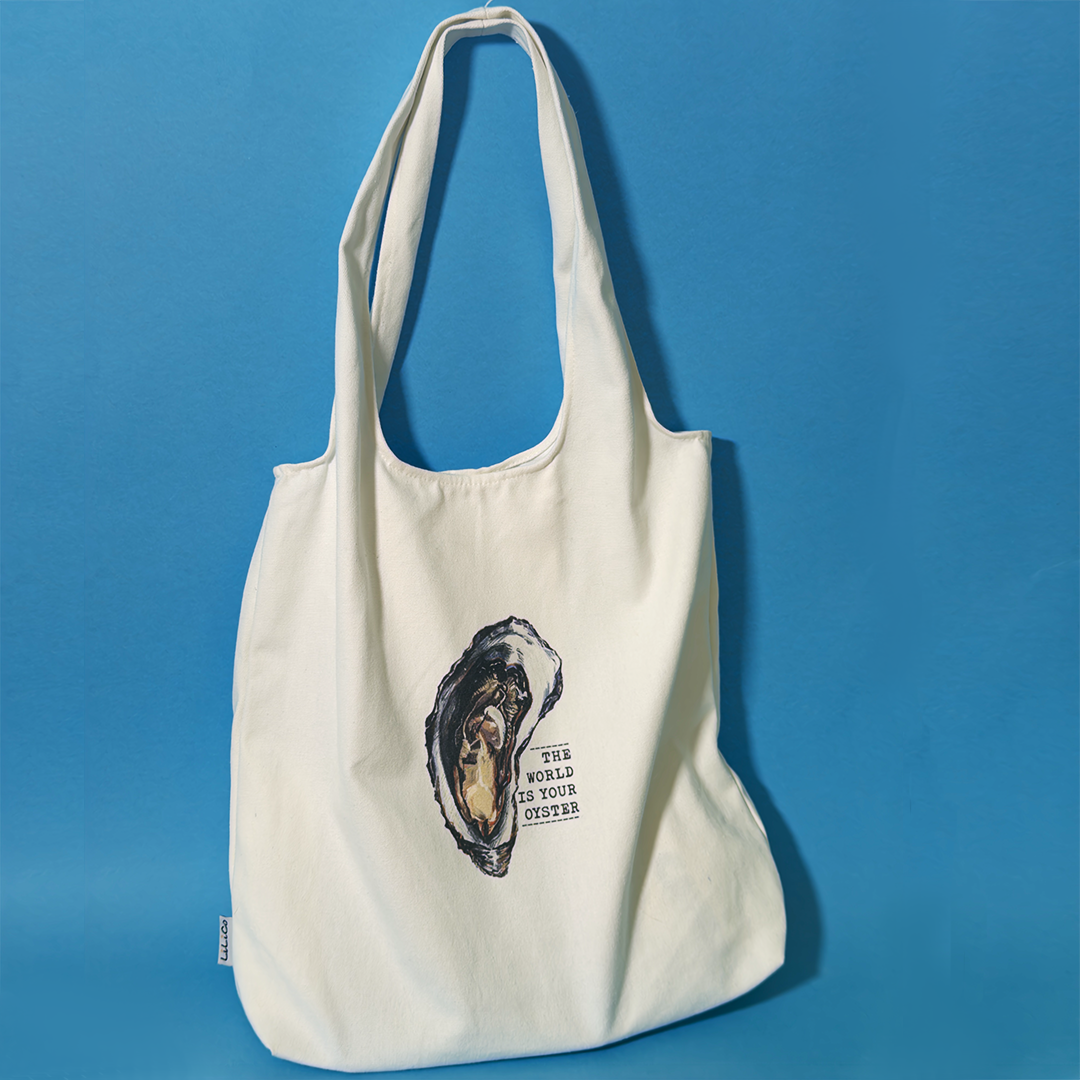 The World Is Your Oyster | Cotton Tote Bag