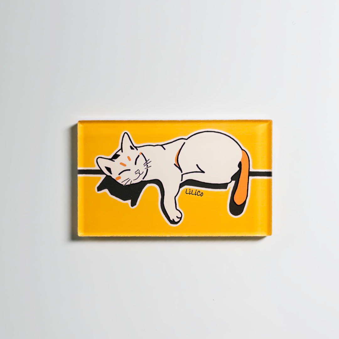 Lazy Cat | Fridge Magnet