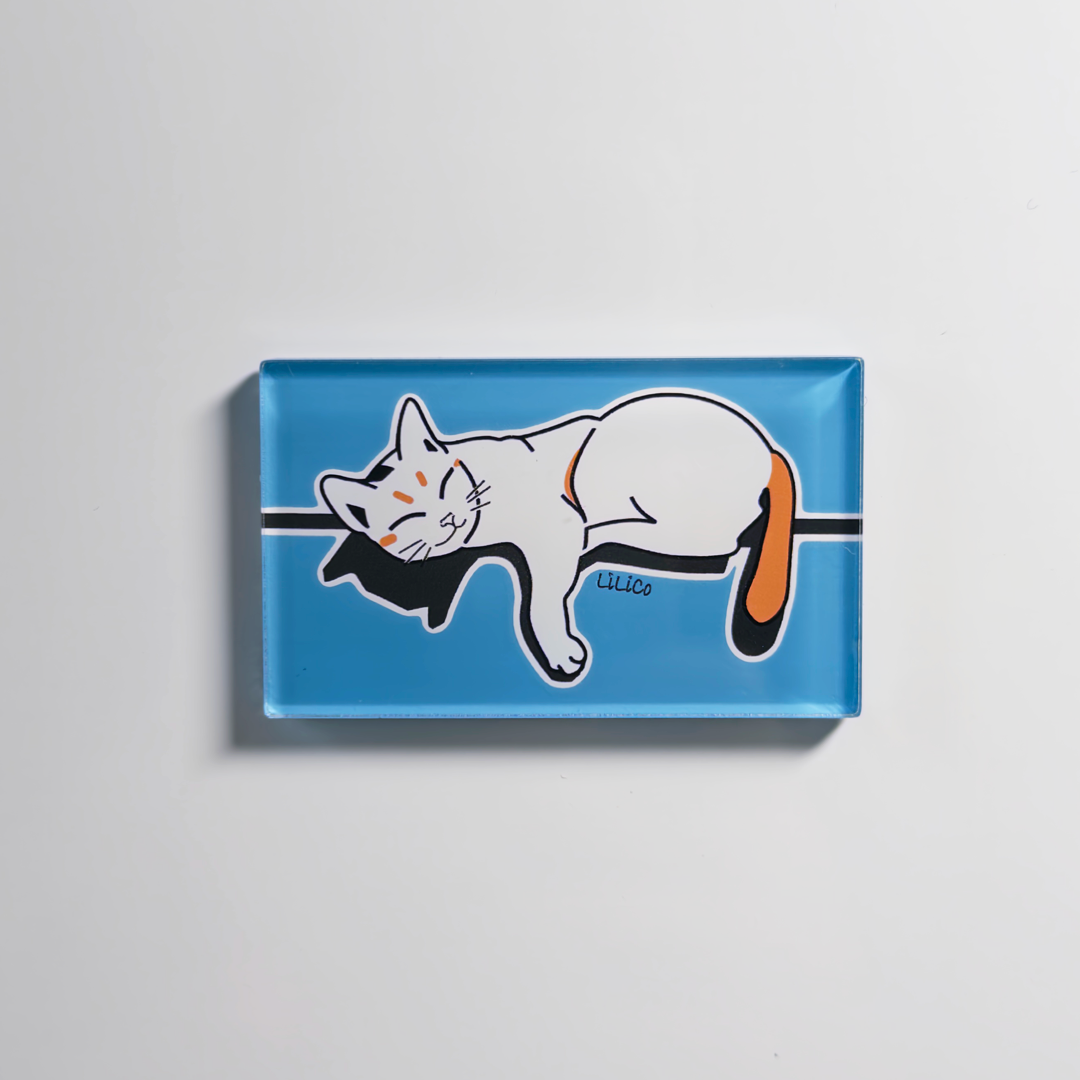 Lazy Cat | Fridge Magnet