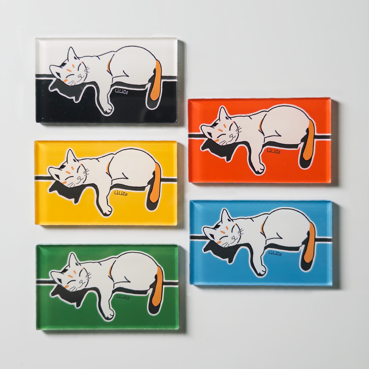 Lazy Cat | Fridge Magnet