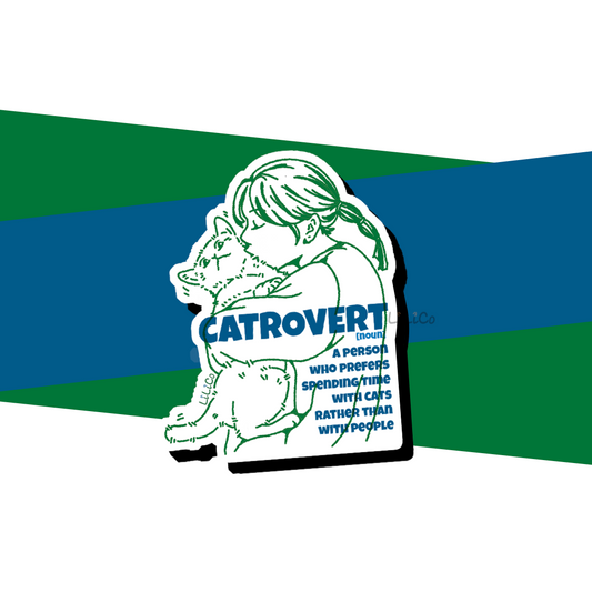 CATrovert 02 | Vinyl Sticker