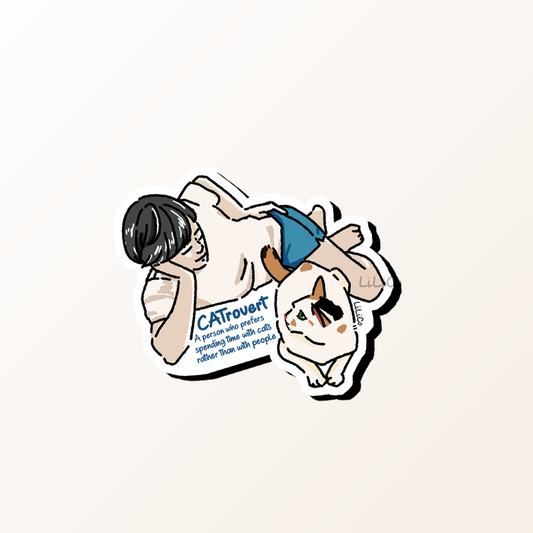CATrovert 03 | Vinyl Sticker