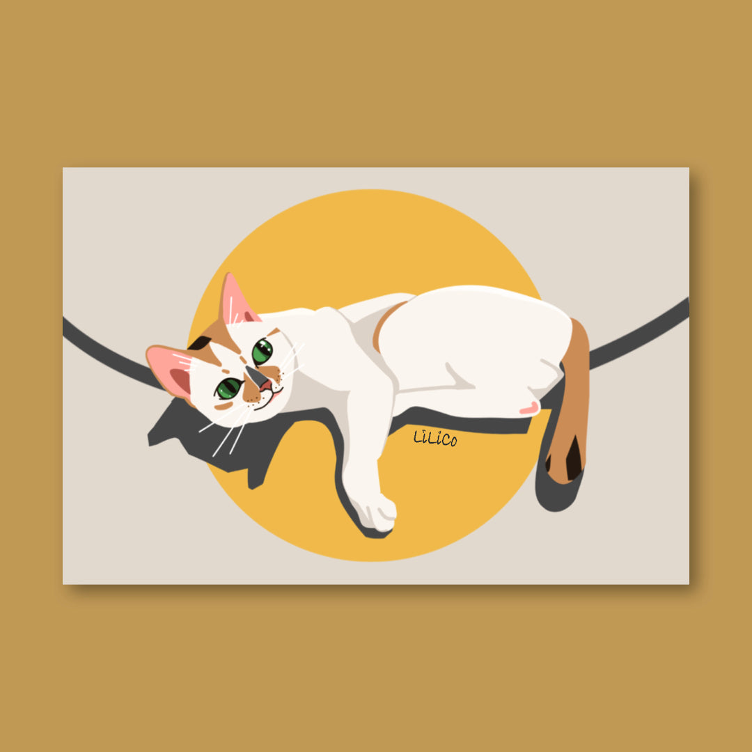 Lazy Cat | A6 Prints