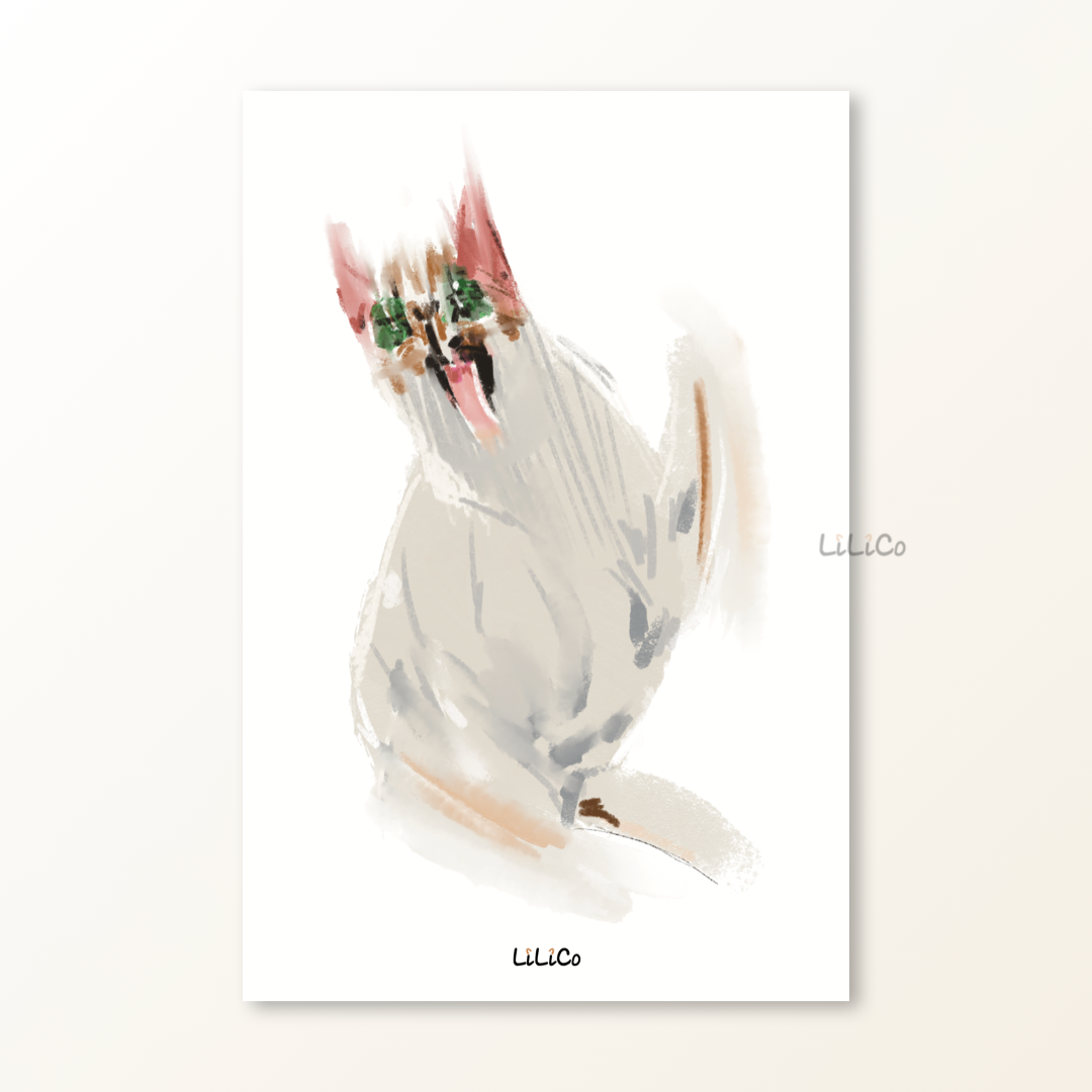 CrAzY cAT 01 | A6 Print