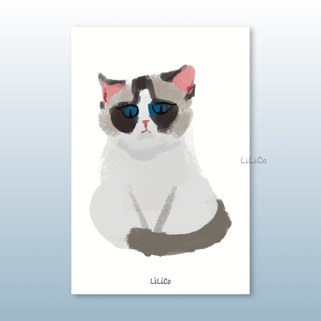 Poker Face | A6 Print