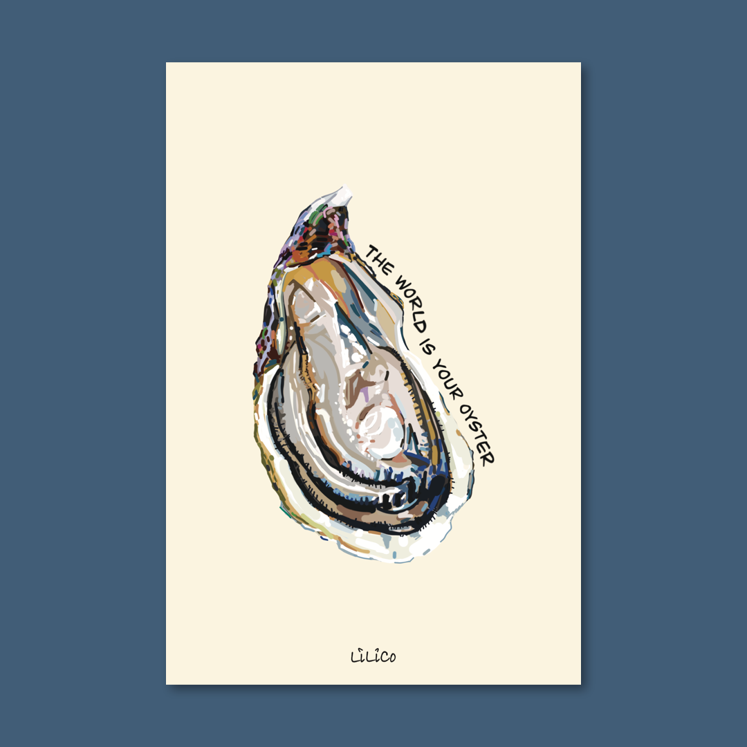 The World Is Your Oyster 01 | Art Print