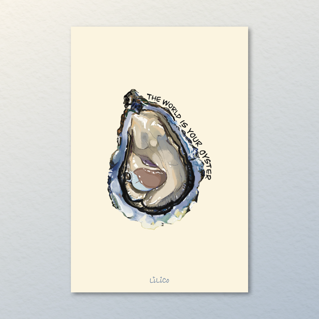 The World Is Your Oyster 02 | Art Print