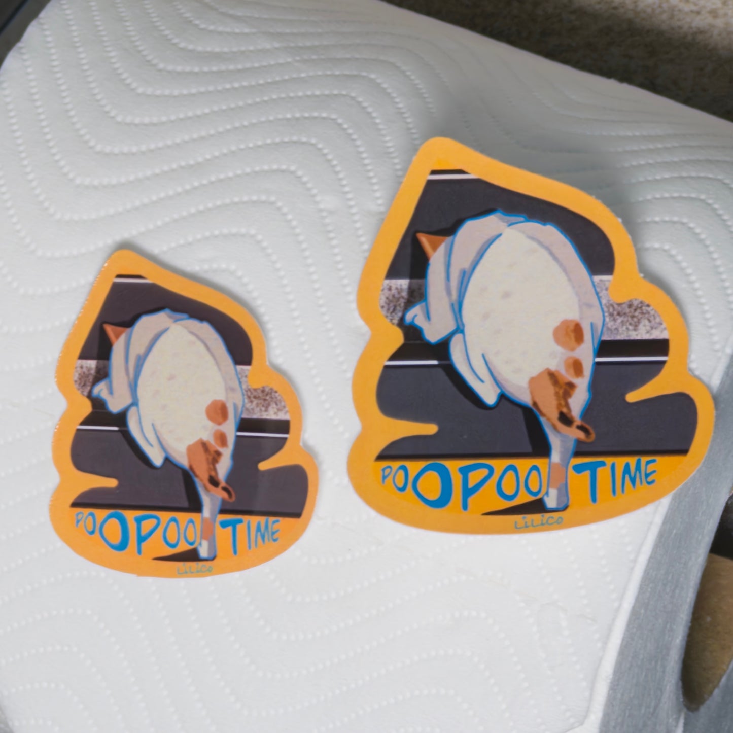 Poo Poo Tim | Vinyl Sticker