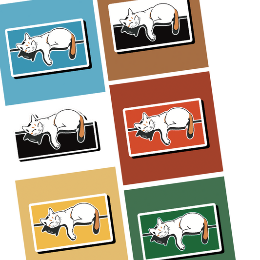 Sleeping Cat | Vinyl Sticker