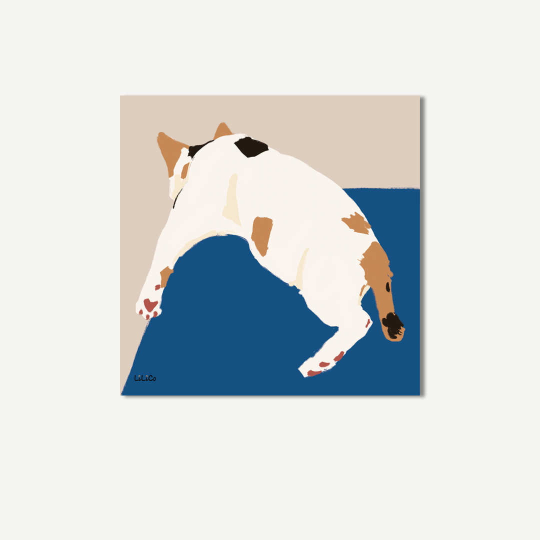 Cheek Cat | Square Art Prints