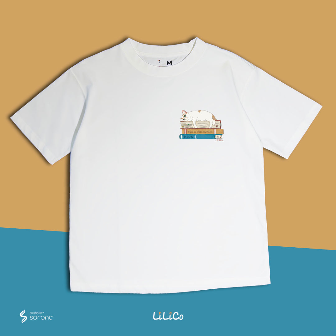 'Reading' Cat | Cool Touch T-Shirt