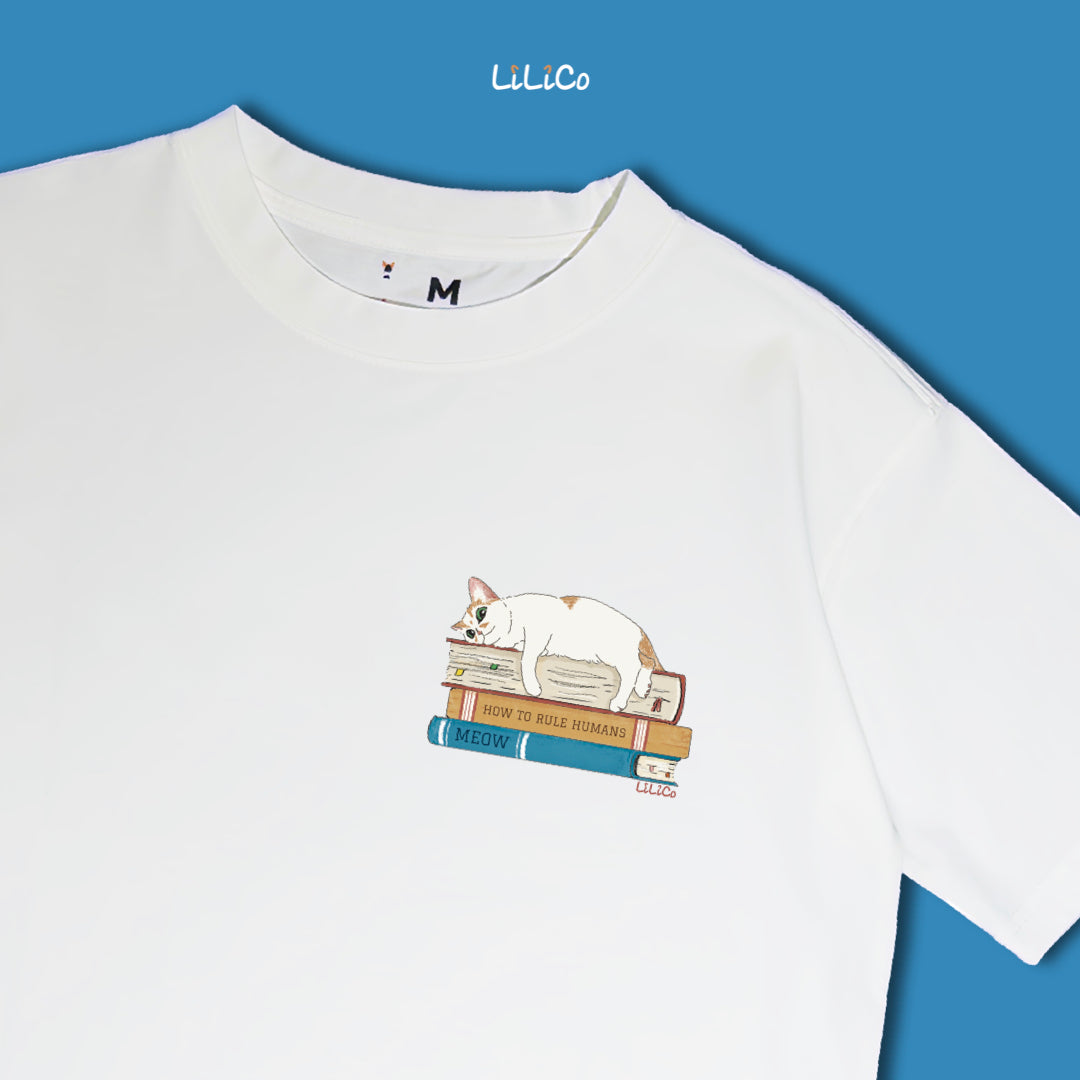 'Reading' Cat | Cool Touch T-Shirt