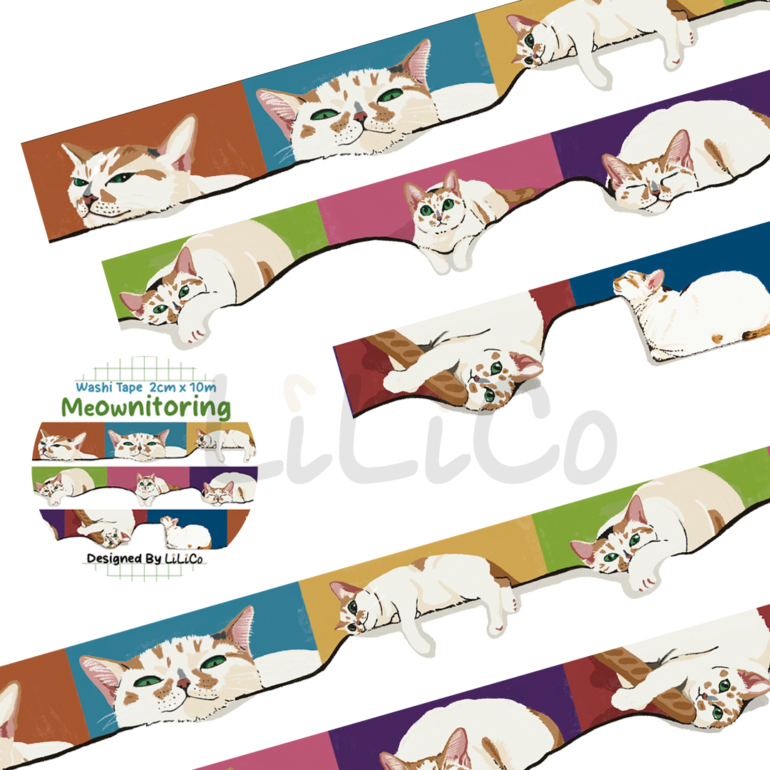 Meownitoring | Washi Tape